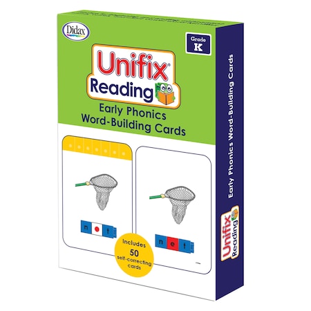 Didax Unifix Word Building Cards, Grade K 211412